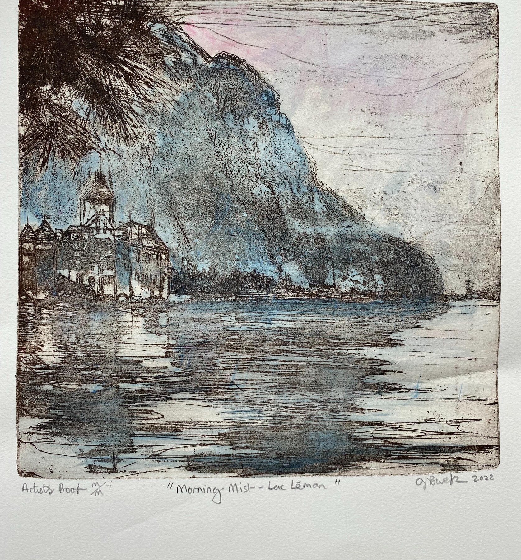 Chateau de Chillon * Various Etching Processes on Zinc